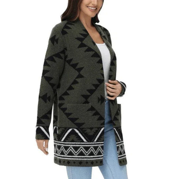 Frye Ladies' Patterned Cardigan Sweater - Picture 3 of 6